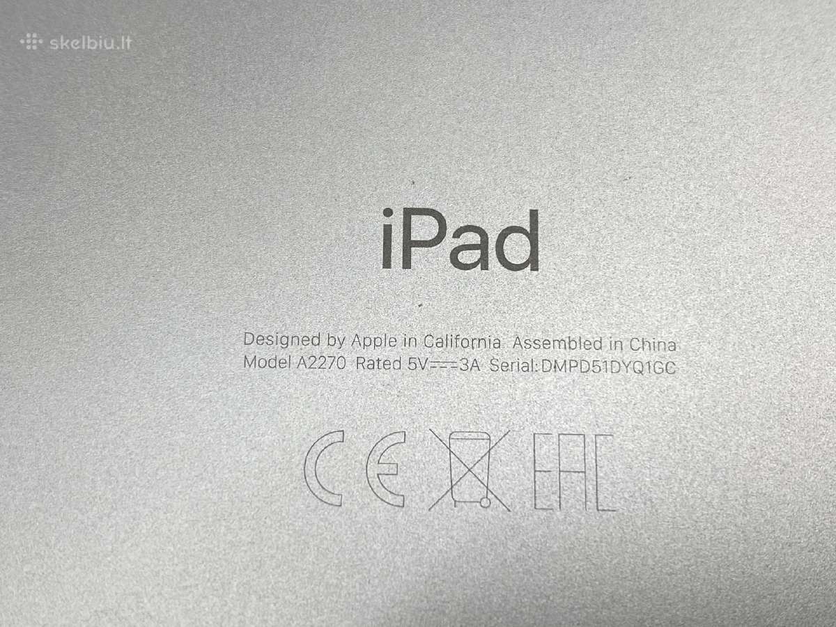iPad 8 10.2 (2020), 32gb - nuotraukos Nr. 9
