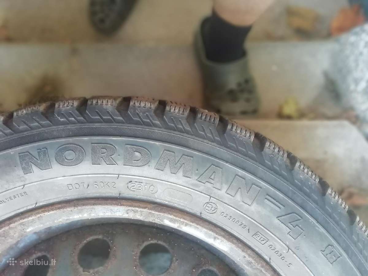 +Iemines padangas Nokian 14" 4 vnt. ir Nordman 14" - nuotraukos Nr. 7