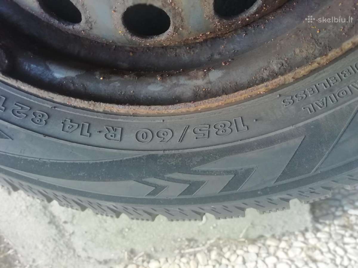 +Iemines padangas Nokian 14" 4 vnt. ir Nordman 14" - nuotraukos Nr. 8