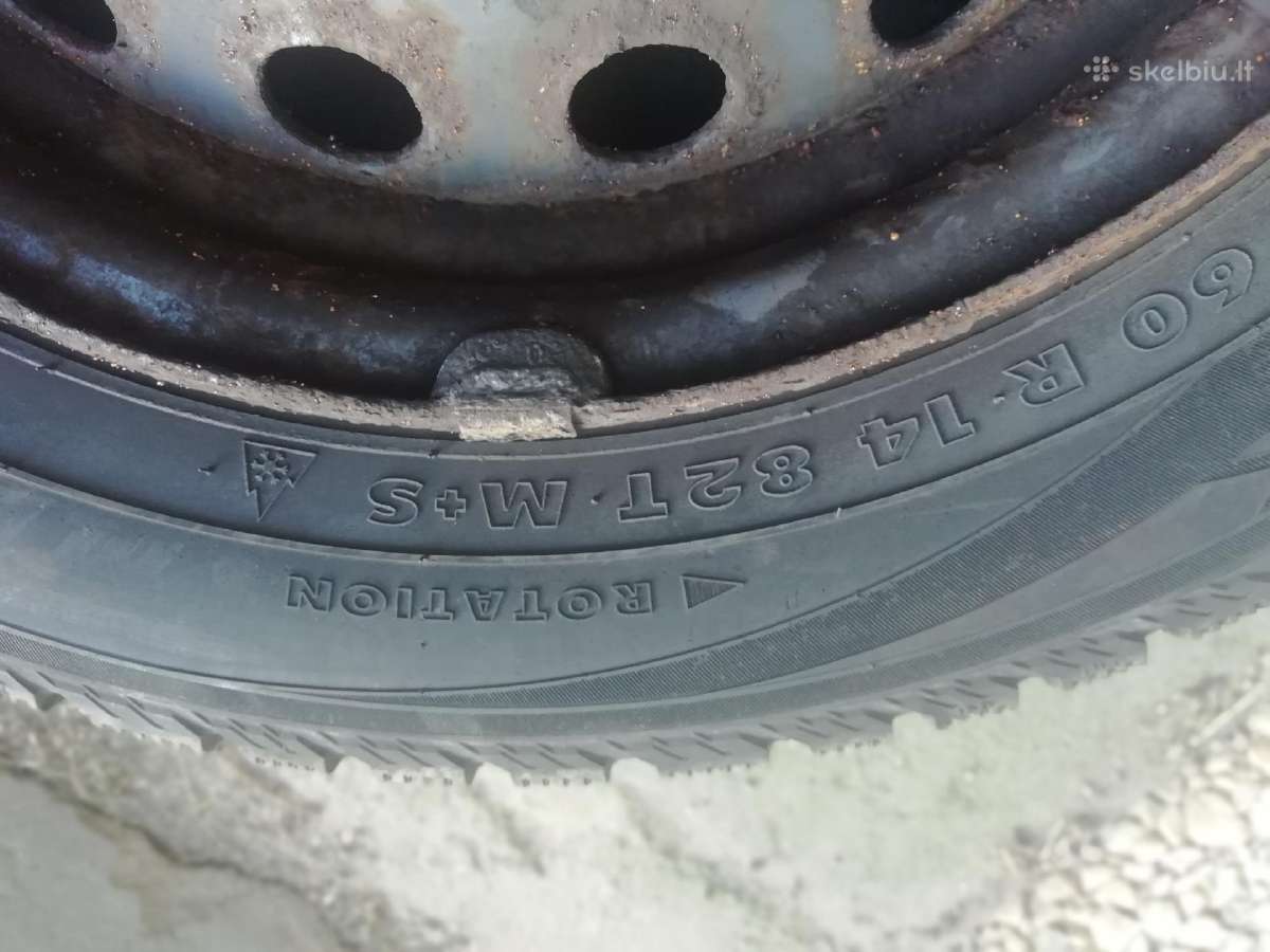 +Iemines padangas Nokian 14" 4 vnt. ir Nordman 14" - nuotraukos Nr. 9