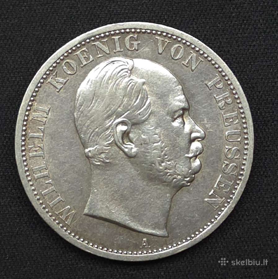 Sidabrinė moneta 1 Taleris 1871 A Siegestaler - nuotraukos Nr. 7