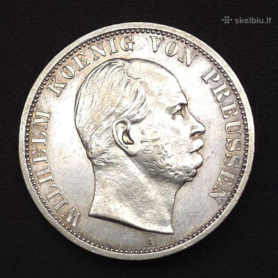 Sidabrinė moneta 1 Taleris 1871 A Siegestaler - nuotraukos Nr. 9