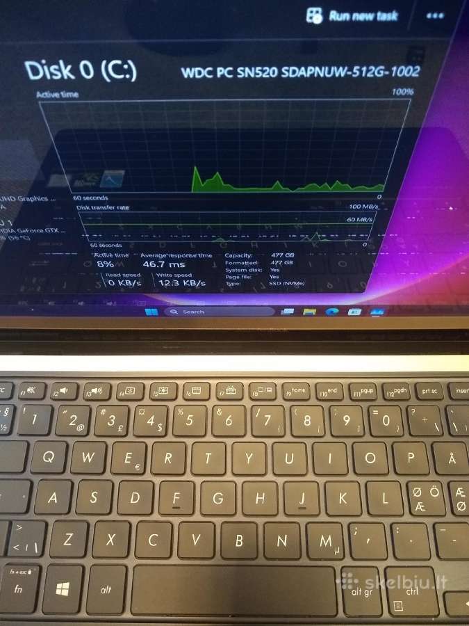 Zenbook Ux480 8265/500/gtx 1050 - nuotraukos Nr. 5