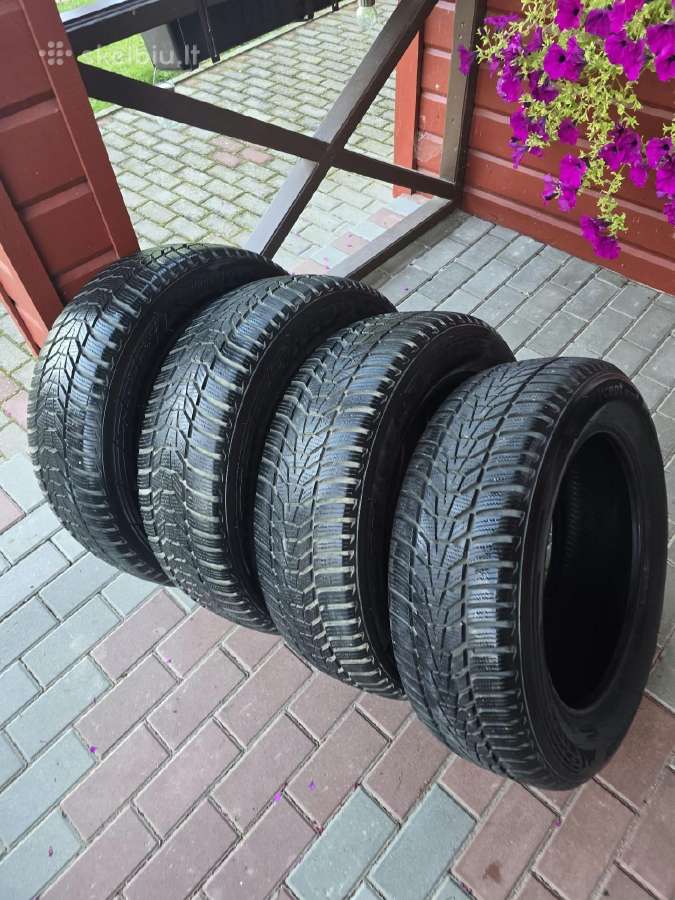 Ratlankiai R17 5x114.3, žieminės Hankook padangos - nuotraukos Nr. 4