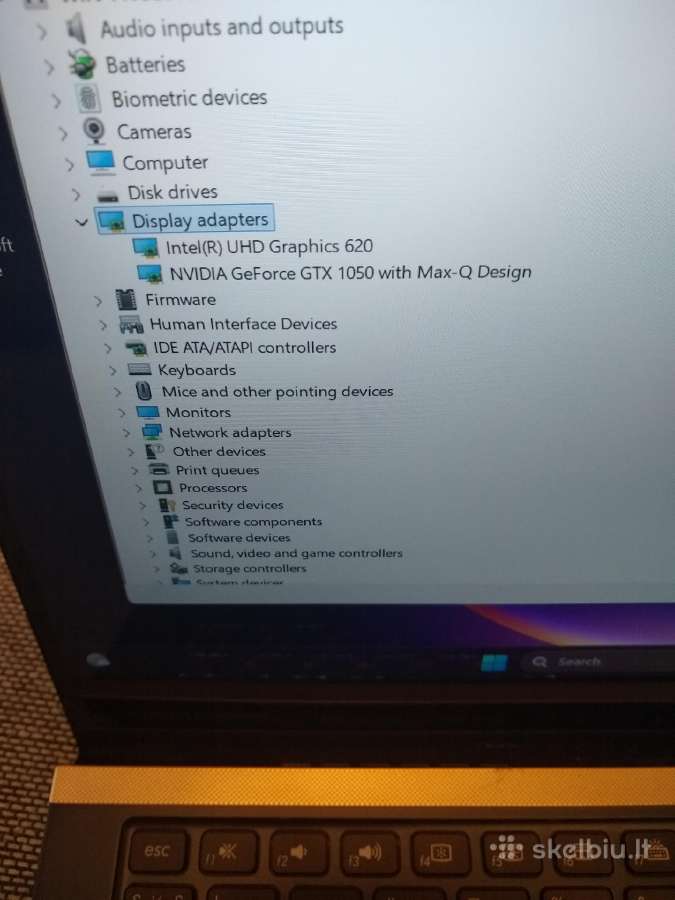Zenbook Ux480 8265/500/gtx 1050 - nuotraukos Nr. 8