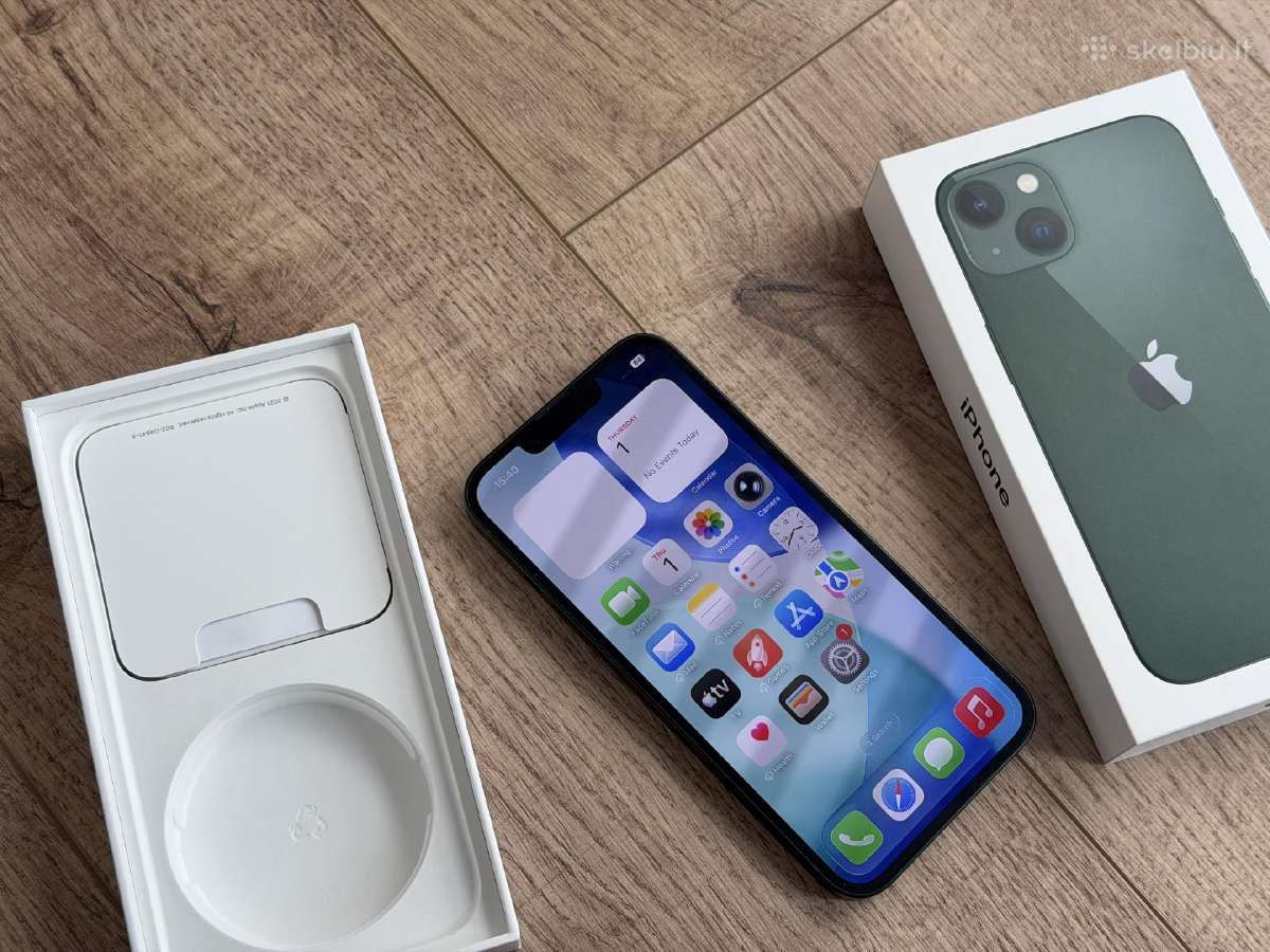 iPhone 13 256gb žalias! - nuotraukos Nr. 2