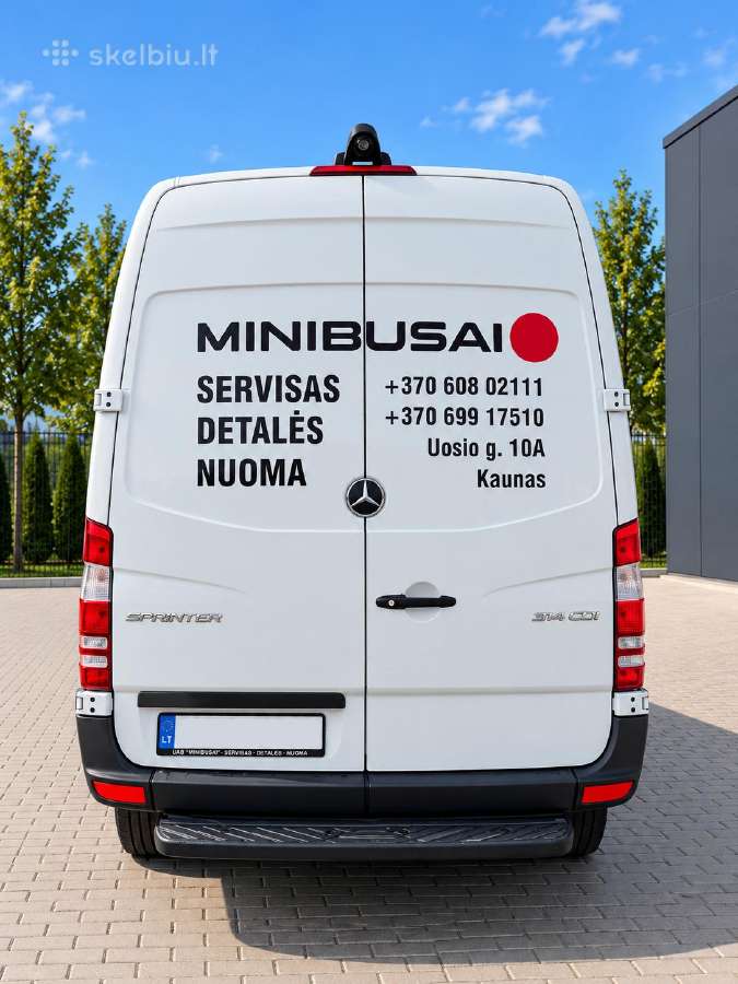 Mikroautobusu nuoma automatine pavaru deze - nuotraukos Nr. 6