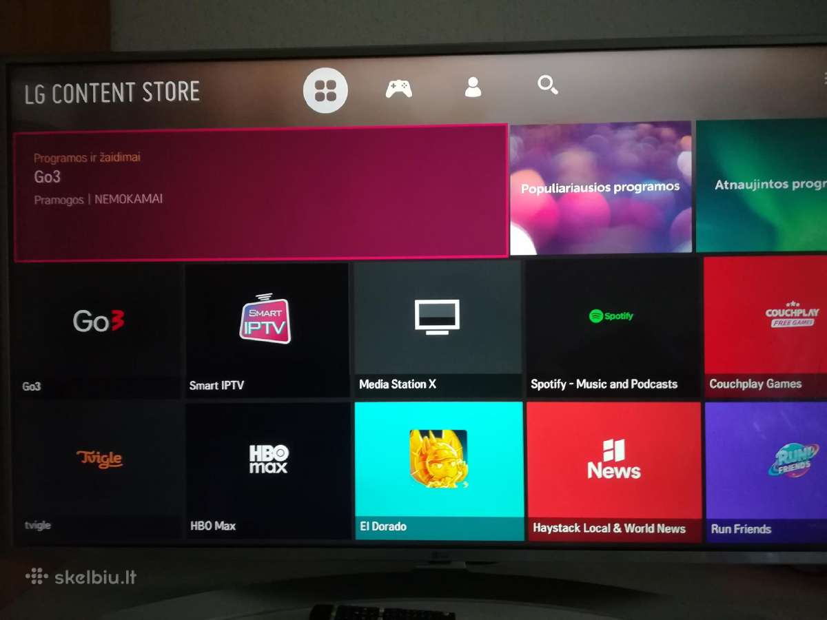 49colių 124cm LG Ultra HD 4k Smart televizorius - nuotraukos Nr. 4