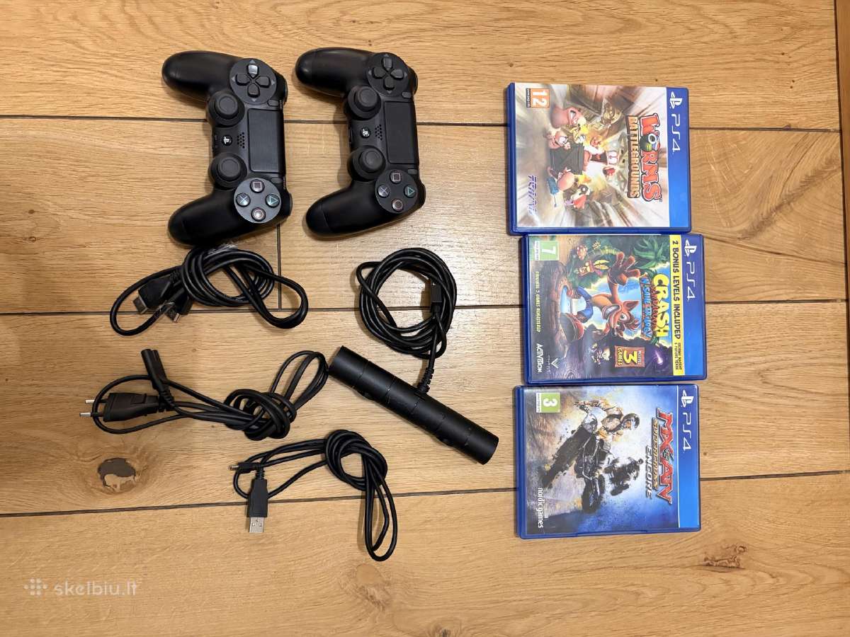 Ps4 Pro Bundle 1 TB– 2 Controllers, Camera - nuotraukos Nr. 5