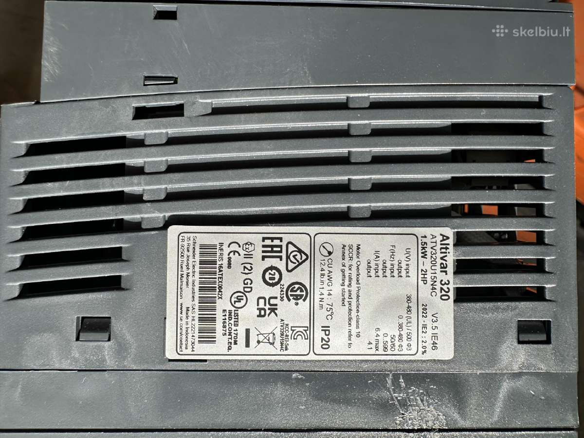 Dažnio keitikliai 0.75 - 1.5 kw - nuotraukos Nr. 8