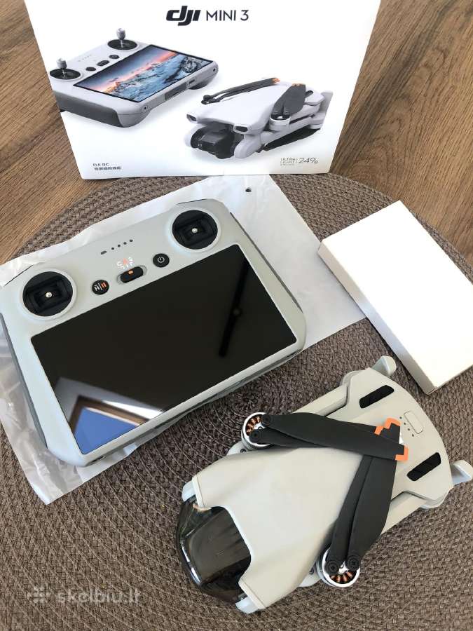 Dji Mini 3 su RC pulteliu+garantija - nuotraukos Nr. 2