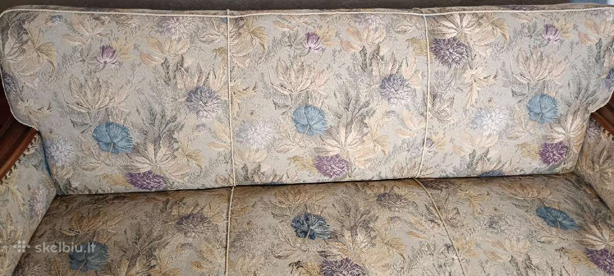 Antikvarine ažuoline sofa - nuotraukos Nr. 8