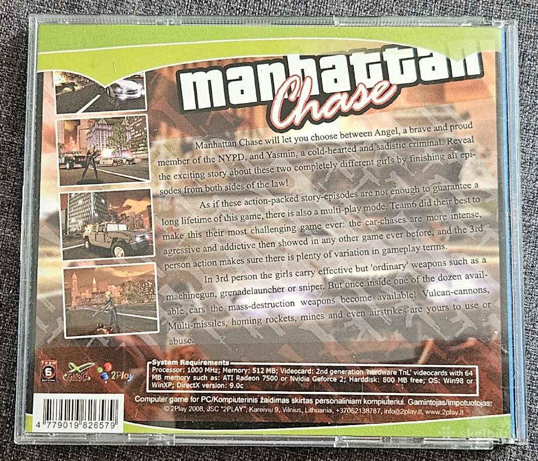 Kompiuterinis žaidimas ''Manhattan Chase'' CD - nuotraukos Nr. 3