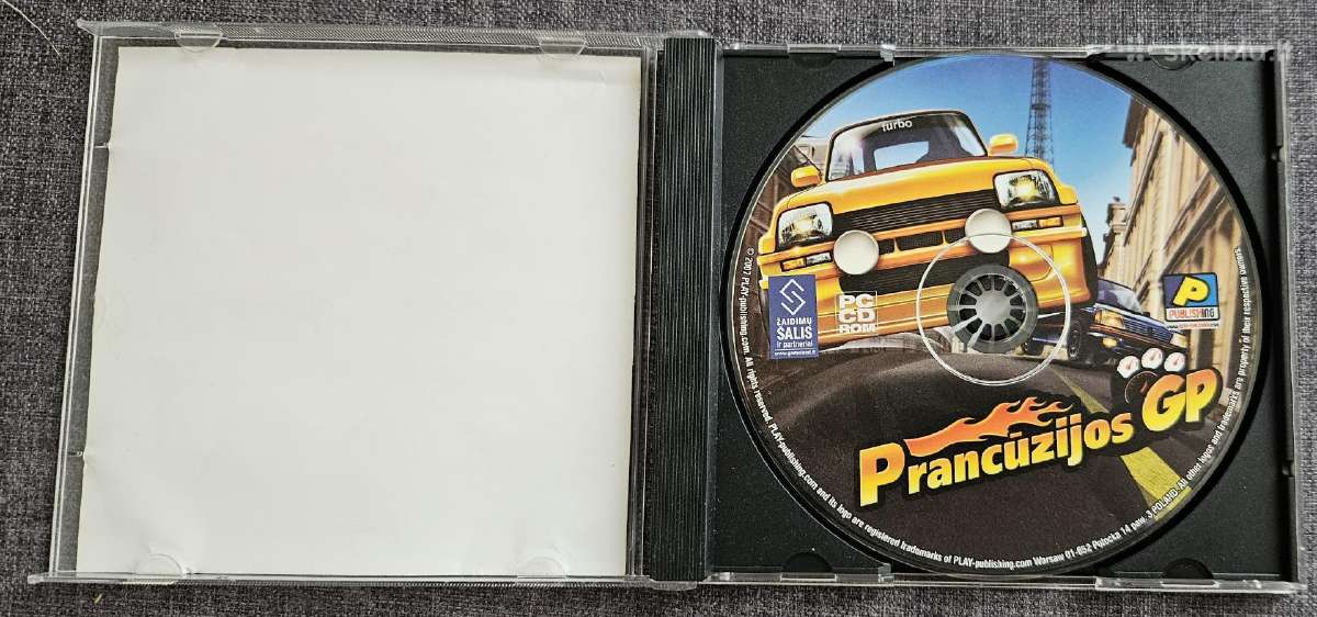 Kompiuterinis žaidimas ''racing-prancūzijos Gp''CD - nuotraukos Nr. 2