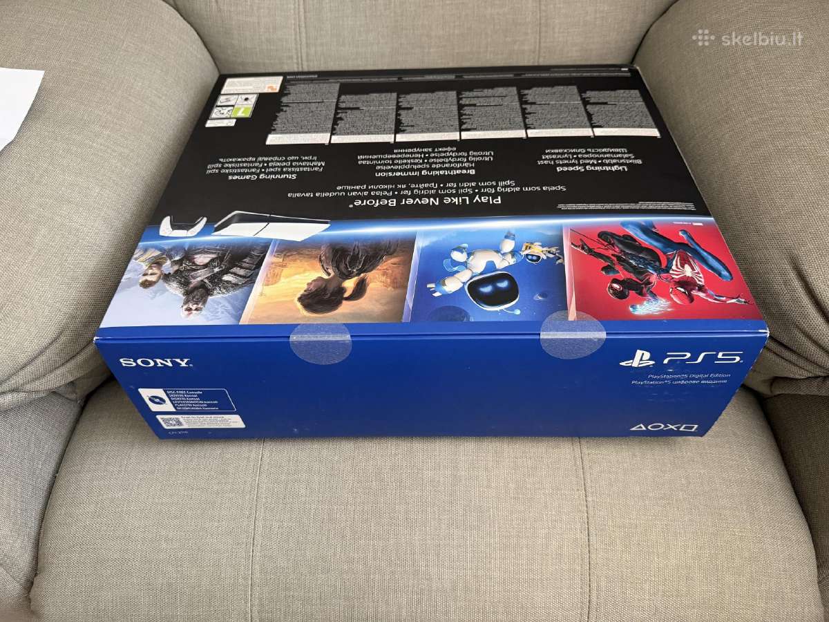 Naujas! Sony Playstation 5 Slim Digital 24men. - nuotraukos Nr. 2