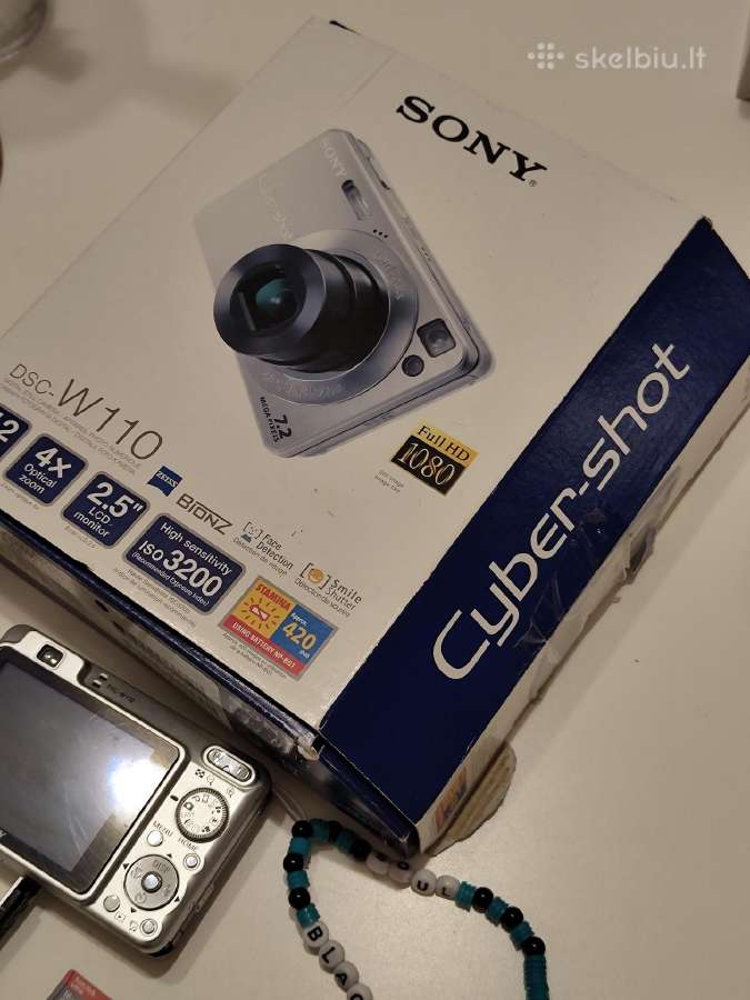 Sony cybershot Dsc-w110 vintage digicam fotoaparat - nuotraukos Nr. 6