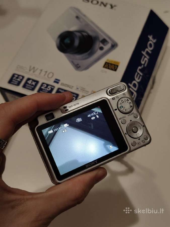 Sony cybershot Dsc-w110 vintage digicam fotoaparat - nuotraukos Nr. 7