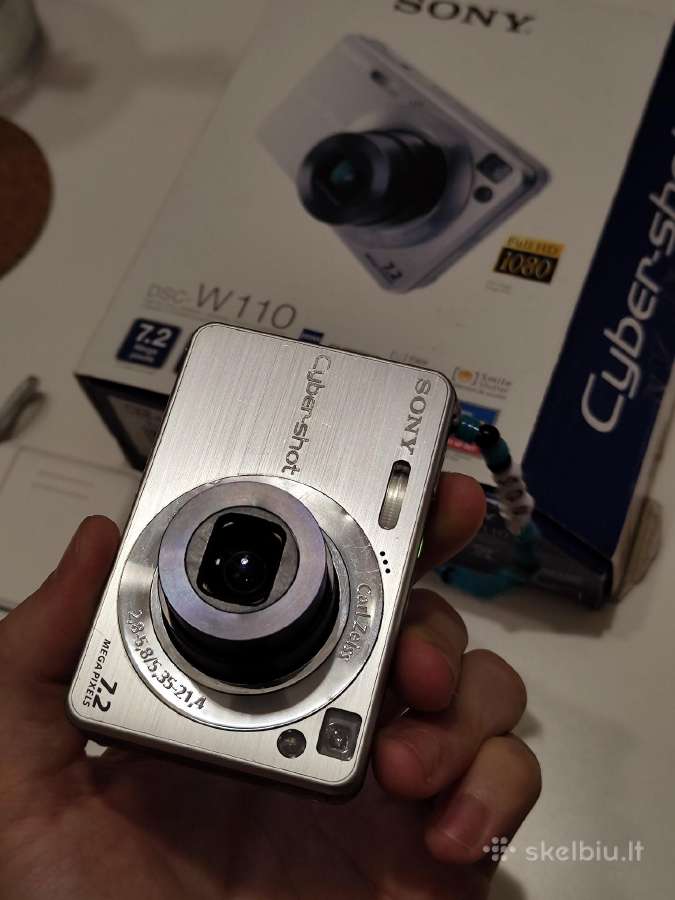 Sony cybershot Dsc-w110 vintage digicam fotoaparat - nuotraukos Nr. 8