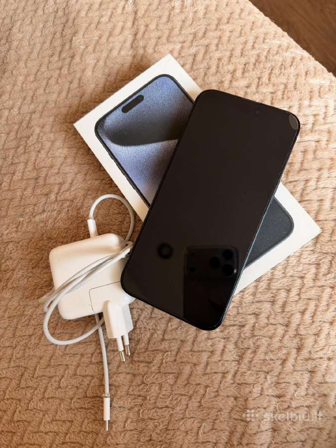 iPhone 15 pro max 256gb deep blue - nuotraukos Nr. 2