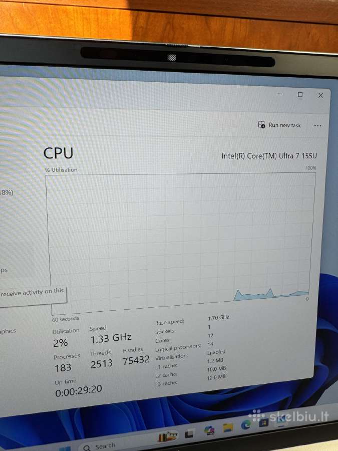 Hp Elitebook 840 G11, Ultra 7, 32gb RAM, 512gb SSD - nuotraukos Nr. 6