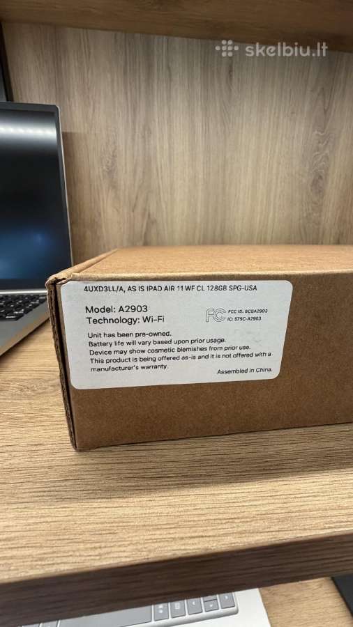 Apple iPad Air 11 2024 M2 128gb Cellular - nuotraukos Nr. 3