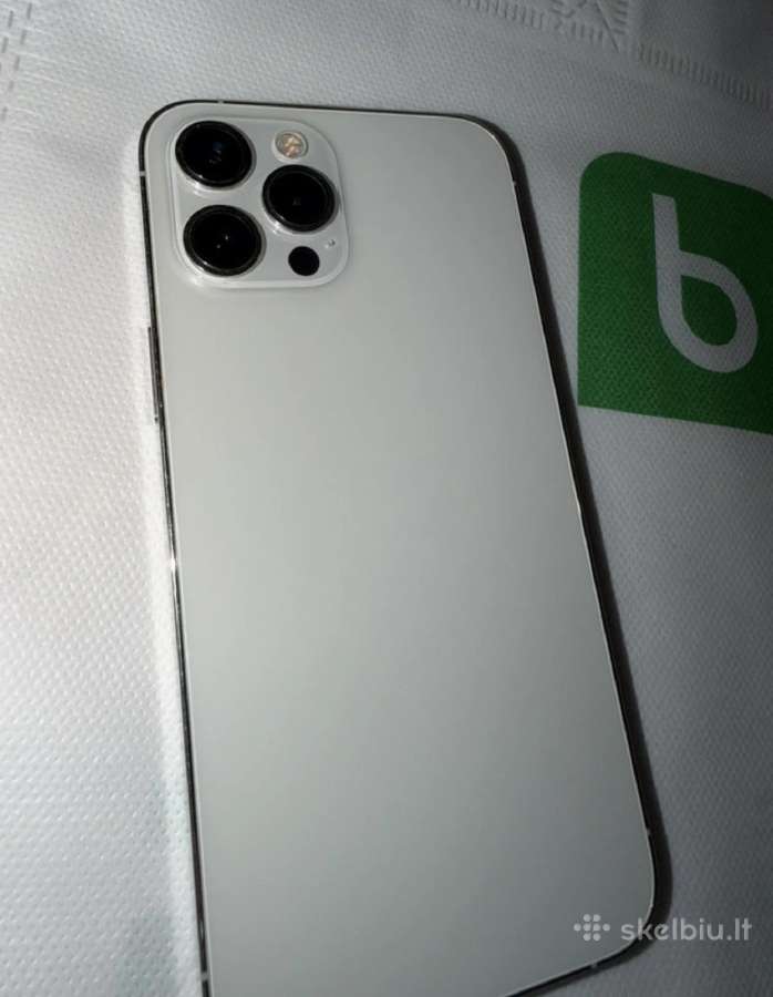 iPhone 12 pro max baltas 128gb - nuotraukos Nr. 2