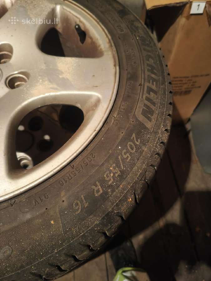 R16 5x112 su Michelin vasarinėmis padangomis - nuotraukos Nr. 2