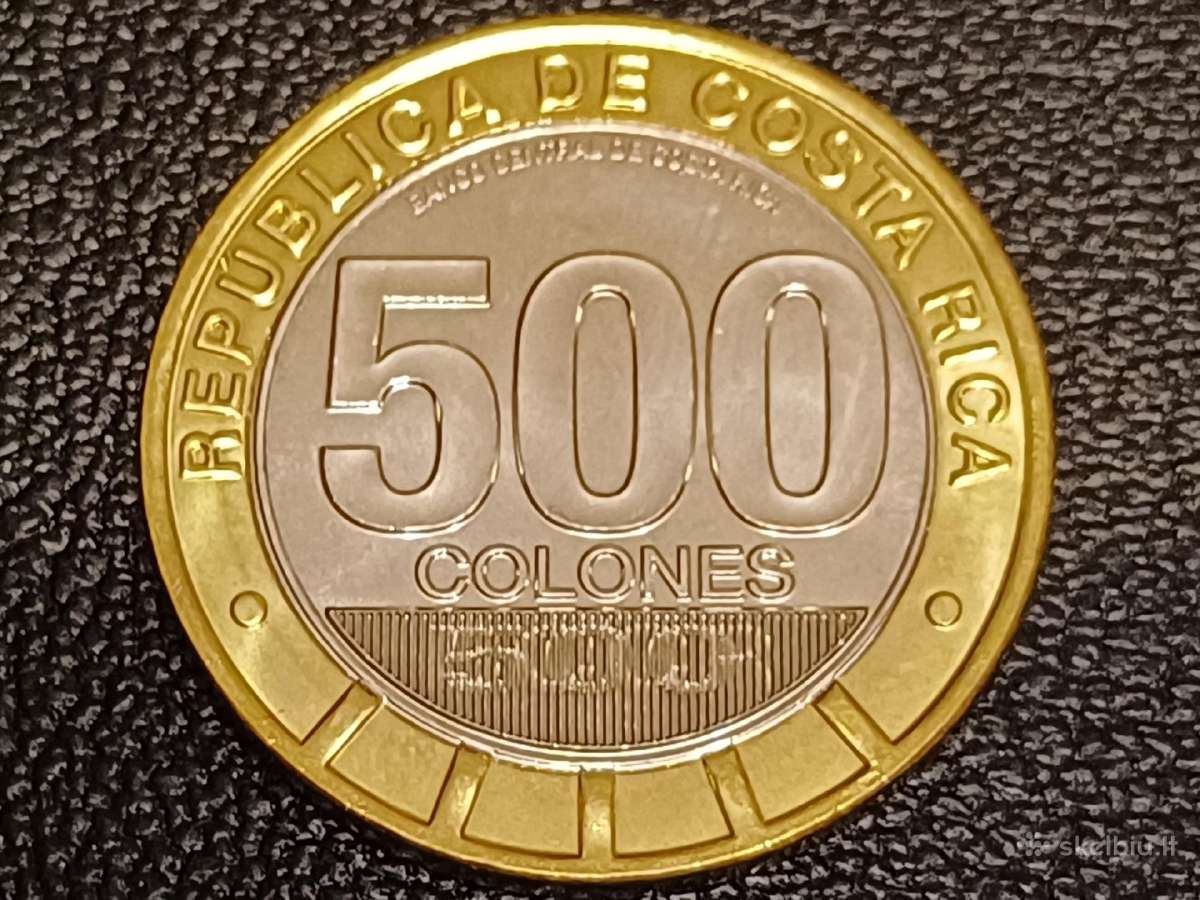 500 kolonų 2021,2023m. Kosta Rika unc. - nuotraukos Nr. 2