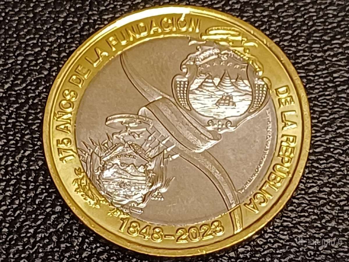 500 kolonų 2021,2023m. Kosta Rika unc. - nuotraukos Nr. 4