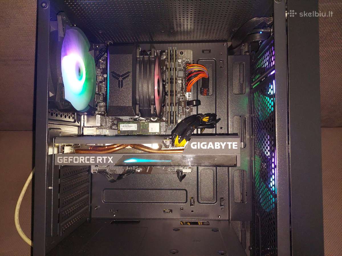 I5 12400f, H610m, 16gb, Rtx 3060ti, 256gb SSD, 1tb - nuotraukos Nr. 6