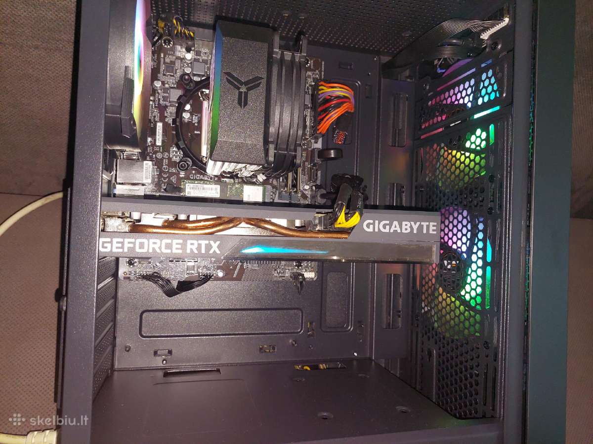 I5 12400f, H610m, 16gb, Rtx 3060ti, 256gb SSD, 1tb - nuotraukos Nr. 8