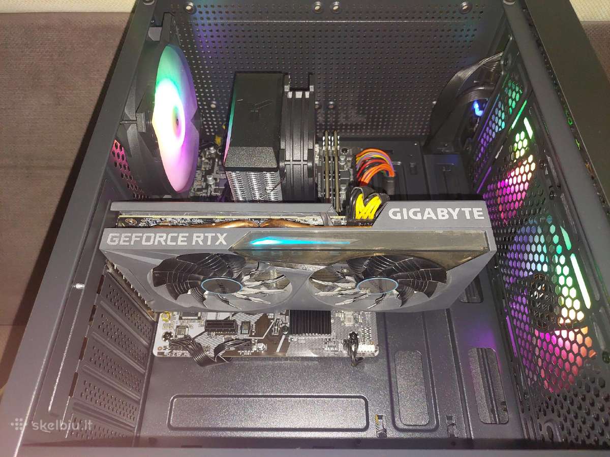 I5 12400f, H610m, 16gb, Rtx 3060ti, 256gb SSD, 1tb - nuotraukos Nr. 7