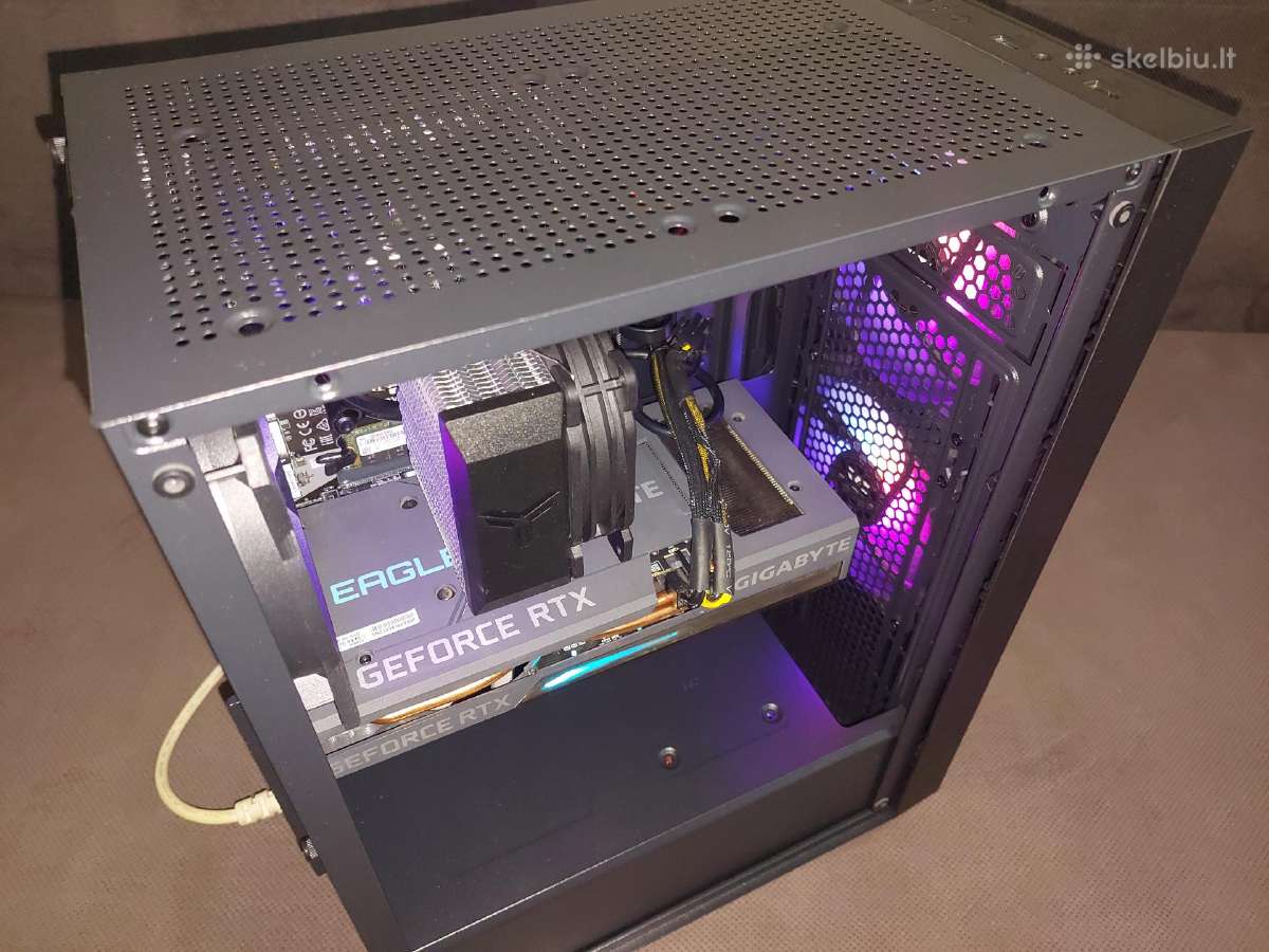 I5 12400f, H610m, 16gb, Rtx 3060ti, 256gb SSD, 1tb - nuotraukos Nr. 9