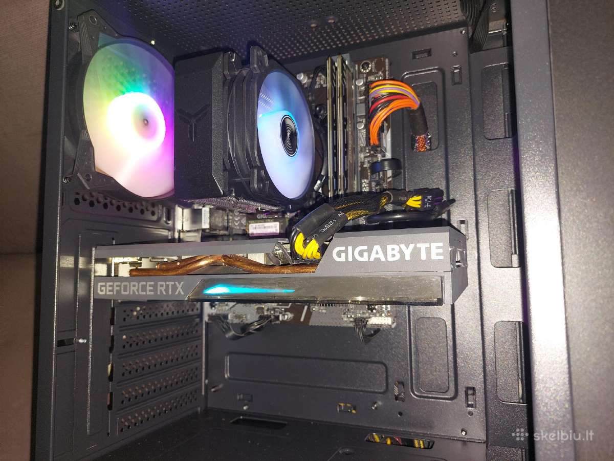 I5 12400f, H610m, 16gb, Rtx 3060ti, 256gb SSD, 1tb - nuotraukos Nr. 4