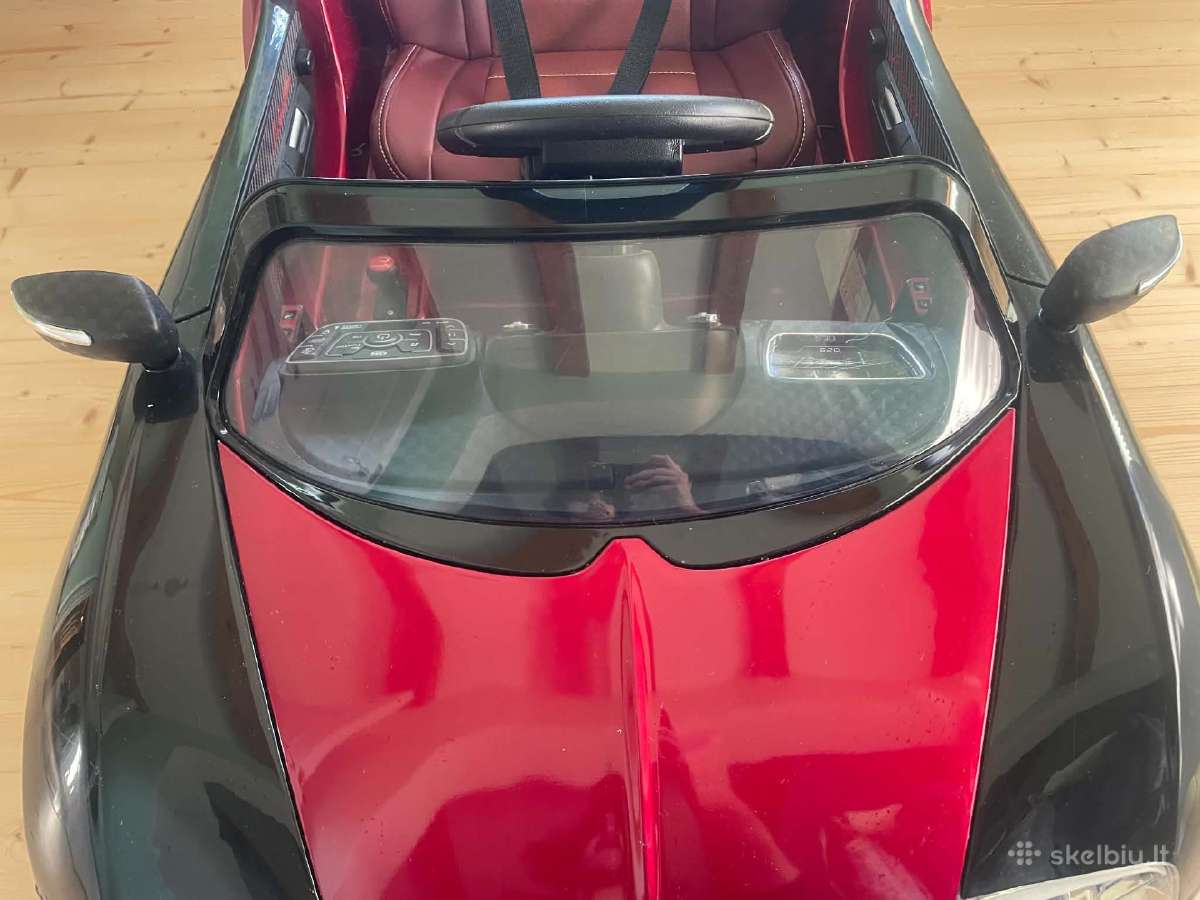 Bugatti vaikiškas žaislinis elektromobilis - nuotraukos Nr. 3