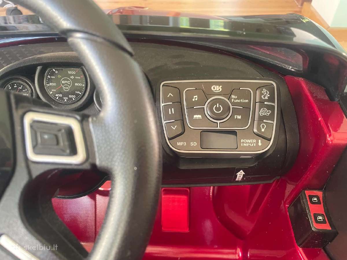 Bugatti vaikiškas žaislinis elektromobilis - nuotraukos Nr. 8