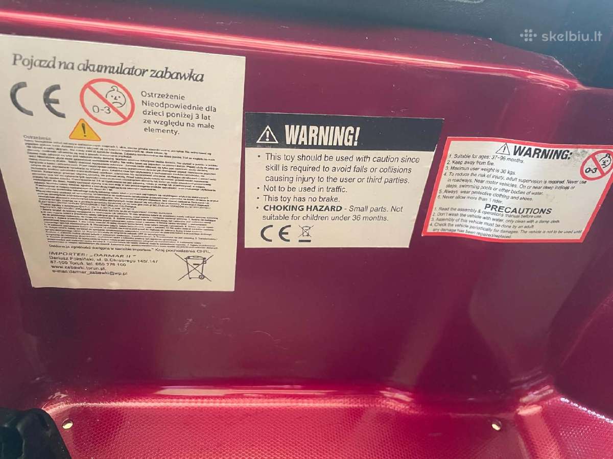 Bugatti vaikiškas žaislinis elektromobilis - nuotraukos Nr. 9