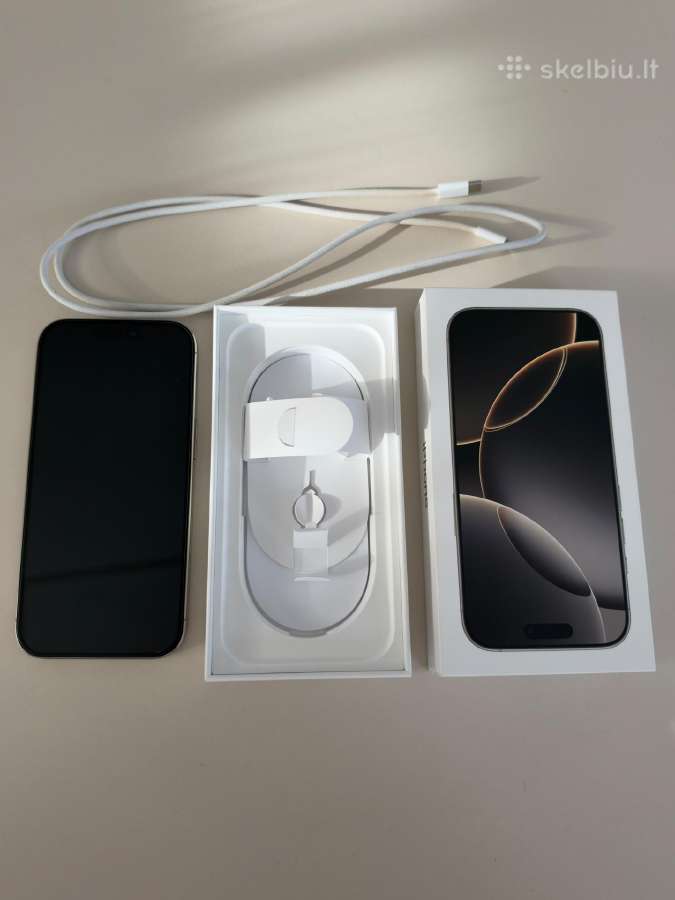 Apple iPhone 16 pro 128 GB - nuotraukos Nr. 2