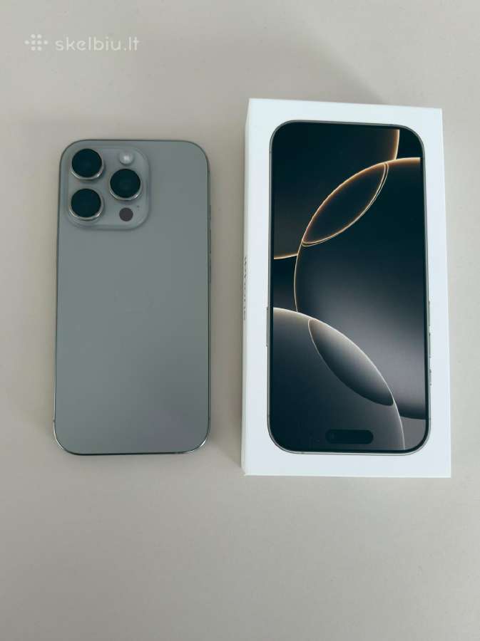 Apple iPhone 16 pro 128 GB - nuotraukos Nr. 5