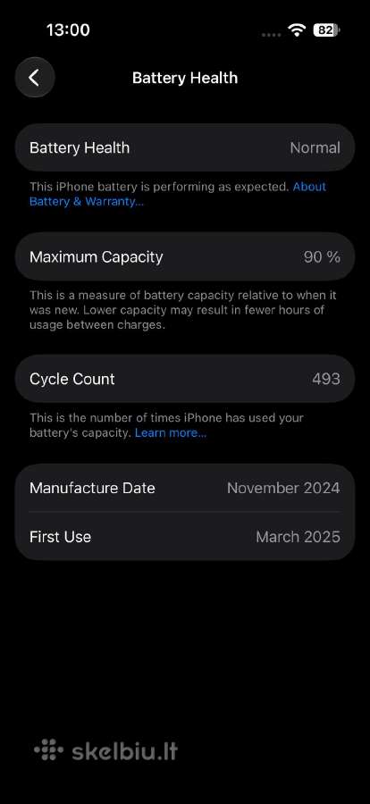 Apple iPhone 16 pro 128 GB - nuotraukos Nr. 6