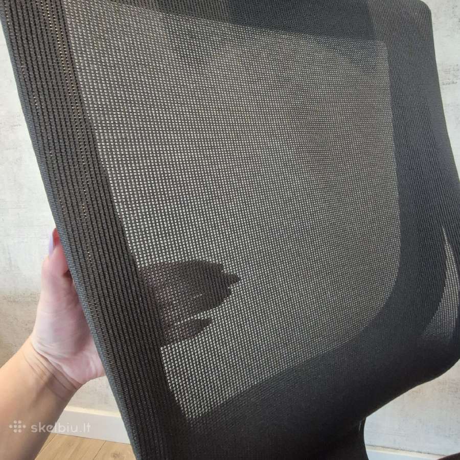 Ergonominė juoda kėdė Trium Hru – su garantija - nuotraukos Nr. 8