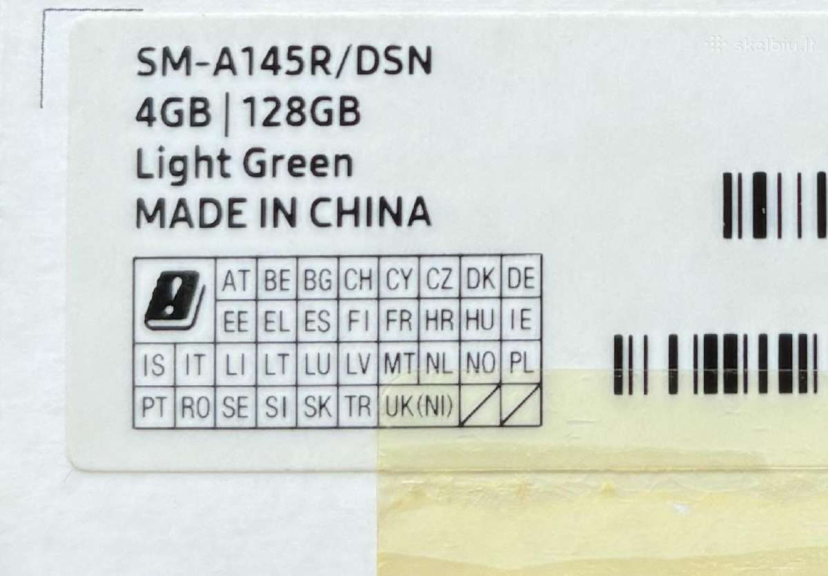Naujas Samsung Galaxy A14 - nuotraukos Nr. 3