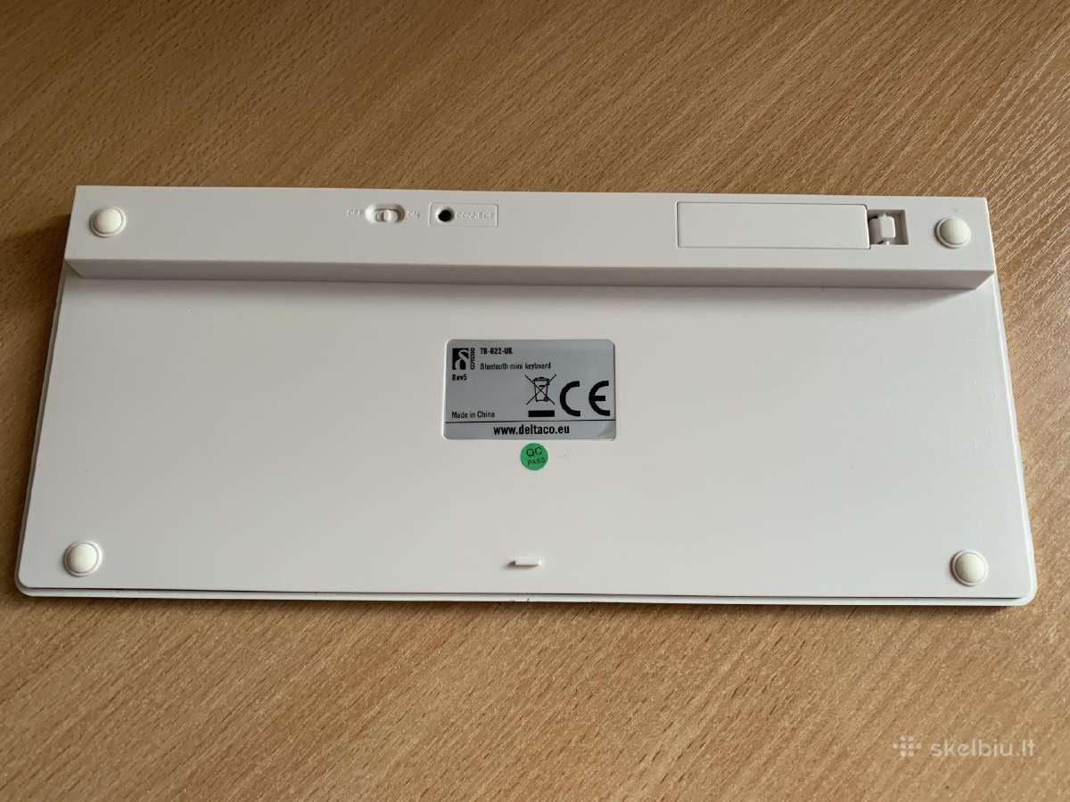 Deltaco TB-622-UK Bluetooth mini klaviatūra - nuotraukos Nr. 3