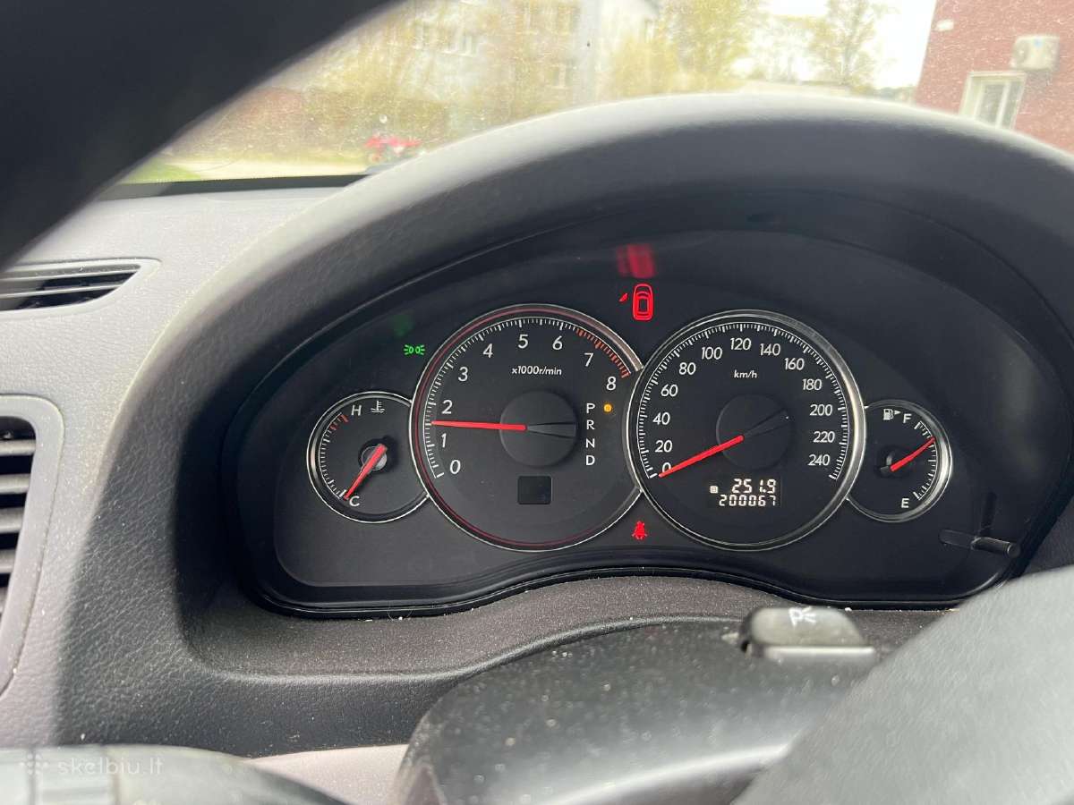 Subaru outback legasy 2,5 2008 - nuotraukos Nr. 11