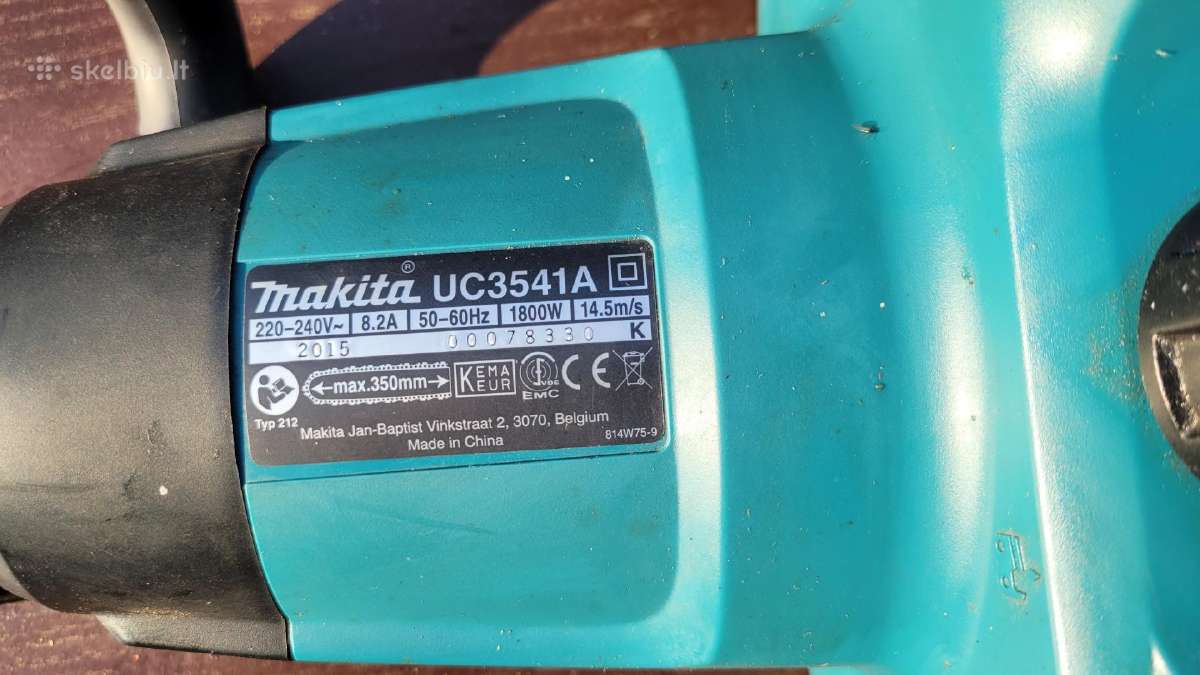 Grandininis pjuklas Makita Uc3541a - nuotraukos Nr. 8