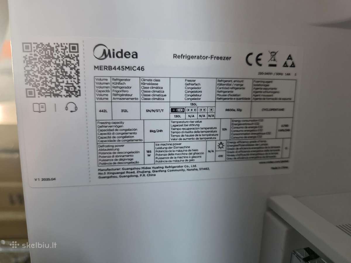 Midea Nofrost šaldytuvas 442l su defektu - nuotraukos Nr. 9