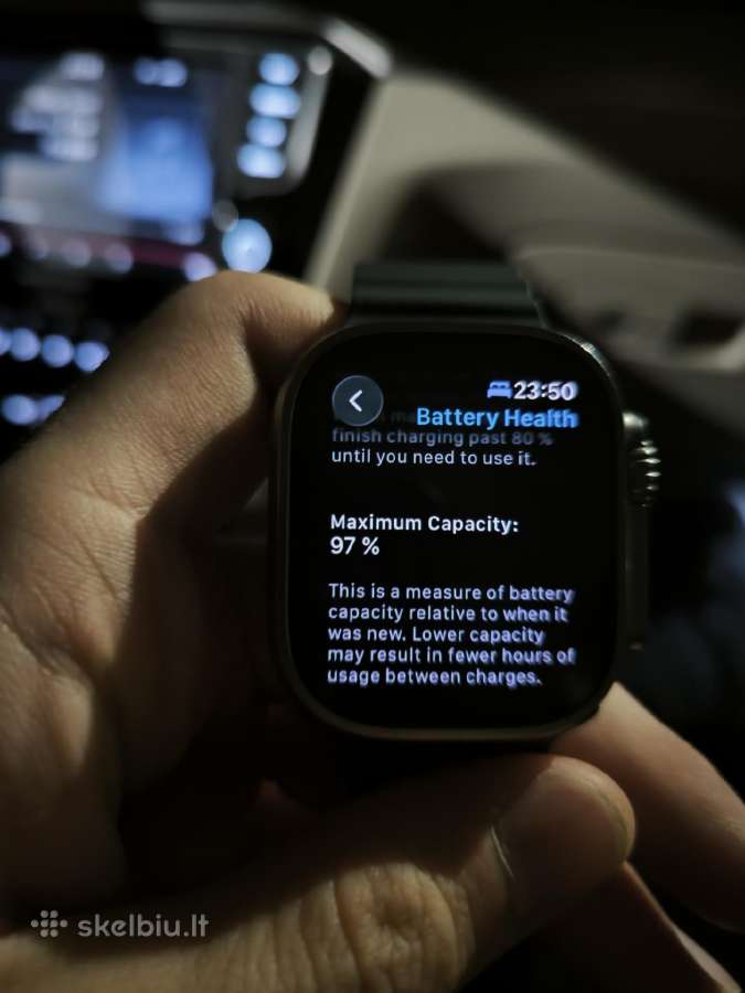 Apple watch ultra 2 49mm Titanium - nuotraukos Nr. 9