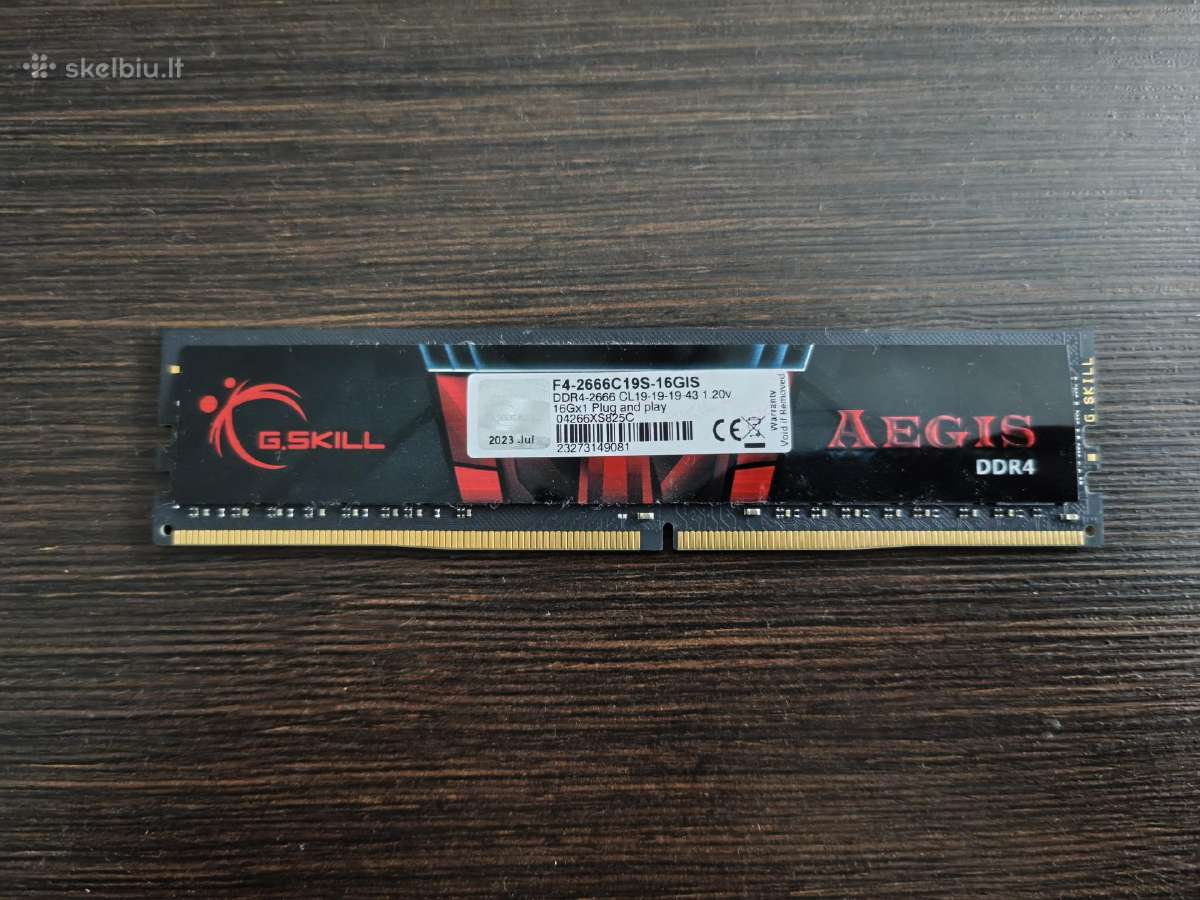 Ddr4 RAM 16gb - nuotraukos Nr. 2