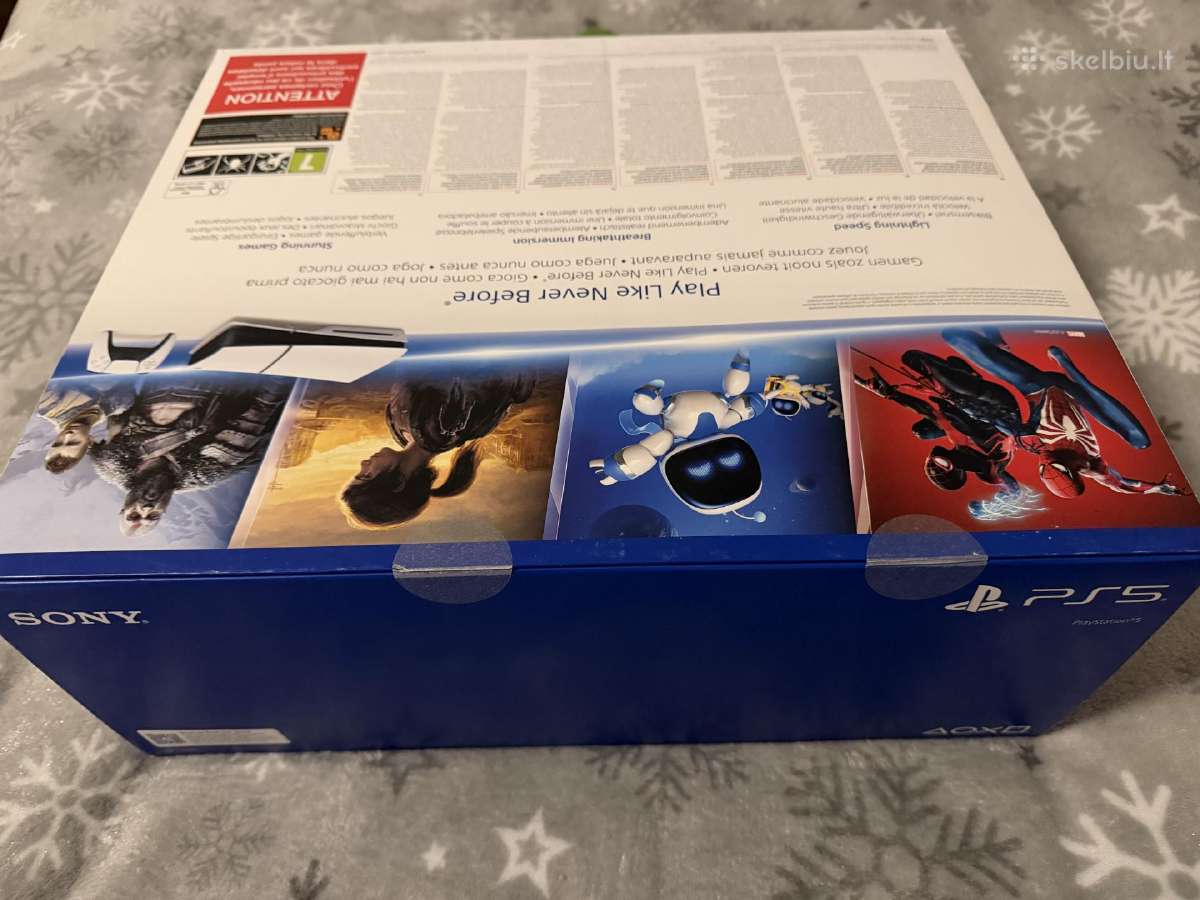 Naujas! Sony Playstation 5 Slim Disc 24men. - nuotraukos Nr. 2