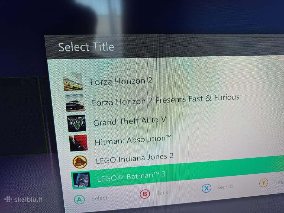 Xbox 360 Slim atrištas Rgh + Kinect + 35+ žaidimų - nuotraukos Nr. 13